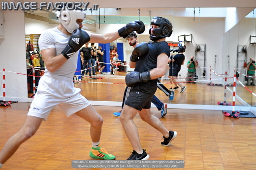 2019-05-30 Milano - pound4pound boxe gym 1264 Marco Meneghin vs Alex Avella
